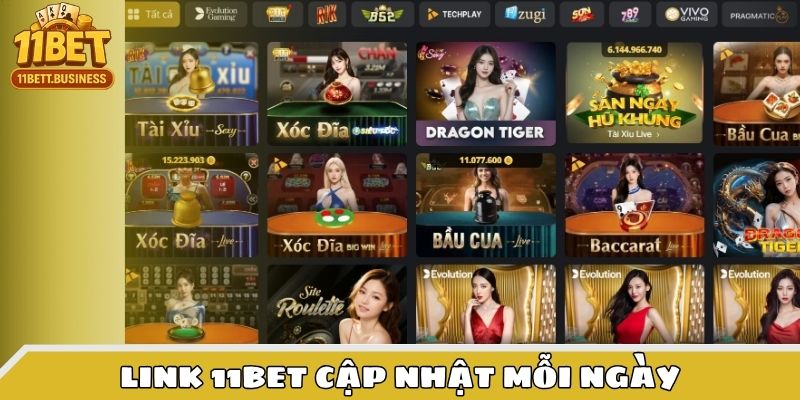 Link 11BET cập nhật mỗi ngày