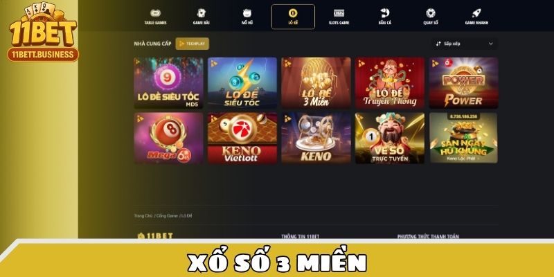Xổ số 3 miền